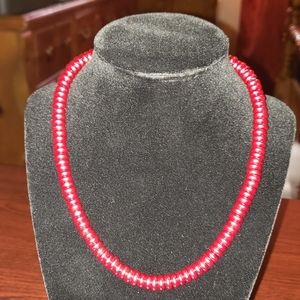 Magenta necklace